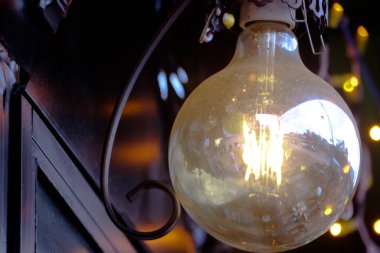 retro luxury light lamp decor glowing old lamp