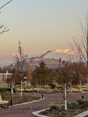 Dağların güzel manzarası