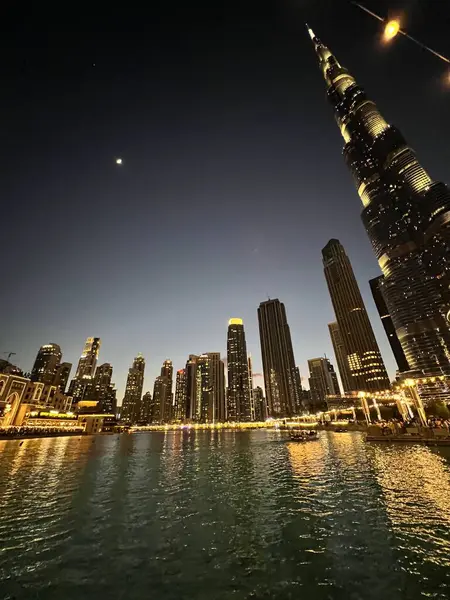 New York şehrinin gece manzarası