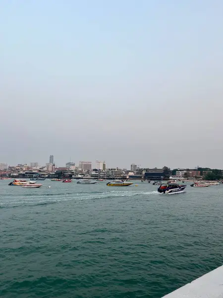 Pattaya şehrinin manzarası