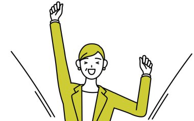 Takım elbiseli kıdemli kadınlar gülümsüyor ve cesur, bayan yöneticiler ve kariyer kadınları..