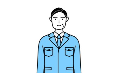 Yönetim, yöneticiler, fabrika müdürü, iş kıyafeti giyen bir adam..