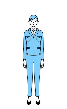 Yönetim, yöneticiler, fabrika müdürü, iş yerindeki son sınıf bir kadın..