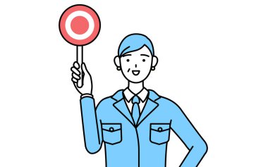 Yönetim, yöneticiler, fabrika müdürü, iş yerindeki son sınıf bir kadın ellerini vücudunun önüne katlamış..