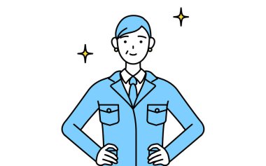 Yönetim, yöneticiler, fabrika müdürü, iş yerindeki son sınıf bir kadın....