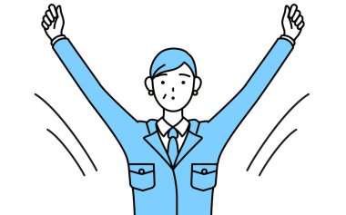 Yönetim, yöneticiler, fabrika müdürü, iş yerindeki son sınıf bir kadın derin bir nefes alıyor..