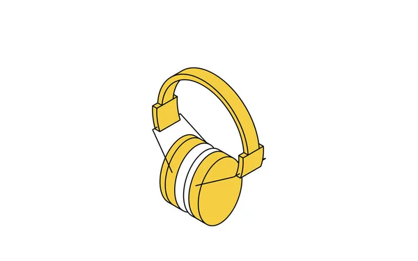 Ohrenschützer Illustration Von Praktischen Produkten Zur Geräuschreduzierung Vector Illustration — Stockvektor