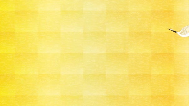 起落架环状动画 金黄色背景 — 图库视频影像