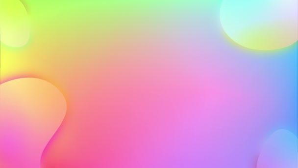 Beelden Van Diversiteit Loop Animatie Van Regenboog Abstracts Rainbow Kleur — Stockvideo