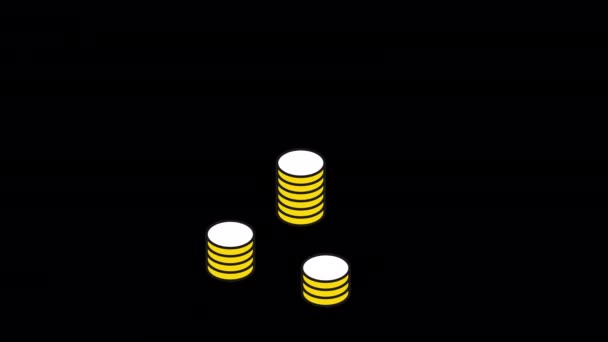 お金に握手をするビジネスマン 売上の増加 財務的 経済的イメージ — ストック動画