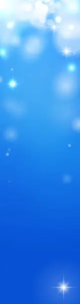 コピースペース ベクターイラストと輝く青い背景を持つクリスマスバナー — ストックベクタ