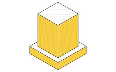 Bina yapısı, çelik çerçevenin izometrik illüstrasyonu (Çelik), Vektör İllüstrasyonu