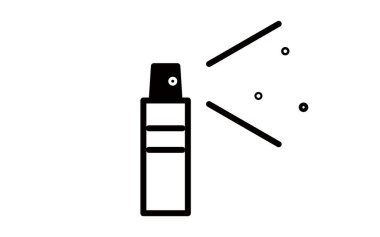 AGA (seyrelen saç tedavisi) uygulaması, sprey tipi simgesi, AGA resmi