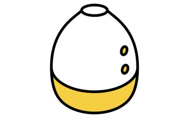 Beyaz aletler: nemlendirici, izometrik çizimler, Vektör İllüstrasyonu