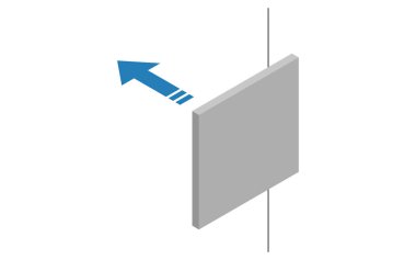 Ses geçirmez duvarlar ve paneller: Kiralık konutlar için gürültü azaltma tedbirleri, Vektör İllüstrasyonu