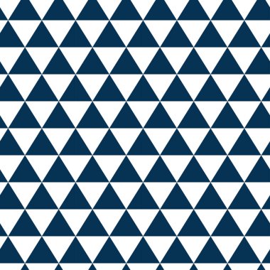 Uroko, tekrarlayan üçgen ölçekli, kusursuz geleneksel Japon motifi. Tekstil, kültürel dekorasyon ve yüzey tasarımı için lacivert geometrik arkaplan dokusu, Vektör İllüstrasyonu