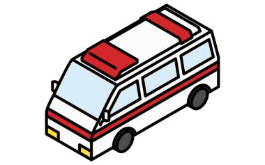 Otobüs durağı, otobüs durağı, şehir manzarasında park edilmiş otobüs ve taksi, Vector Illustration