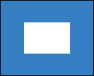 Uluslararası denizcilik işareti P Papa fonetik kod denizcilik iletişim sembolü illüstrasyonu