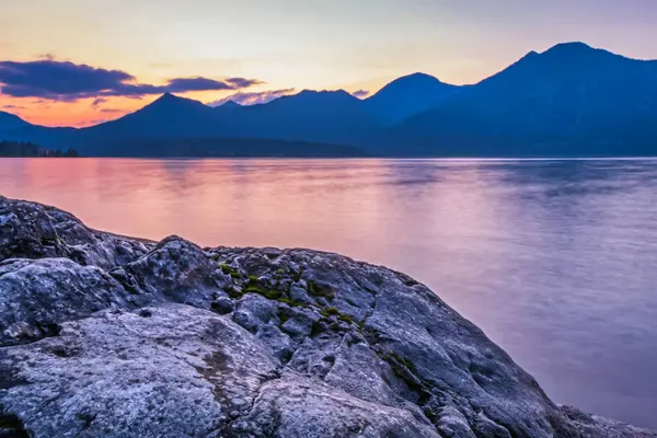 Blaue Stunde am Walchensee 