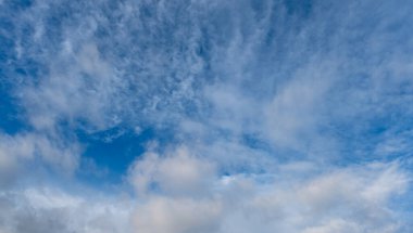 blue sky with white clouds, white clouds, sky scenery, azure sky with light clouds
