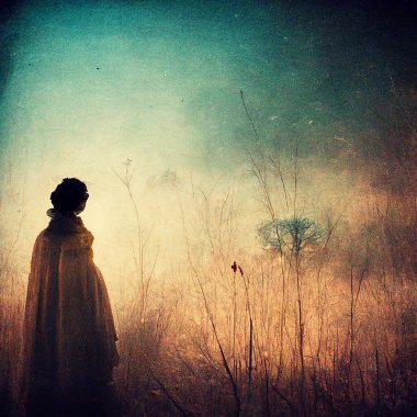 Ölümün içinde yürüyen çocuklar. Sis dolu, eski usul.