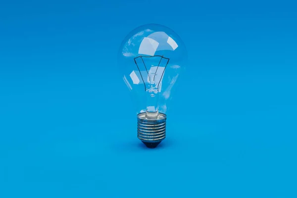 Retro Style Lightbulbs Glowing Filament Standing Infinite Background Creativity Design — Stock Photo, Image