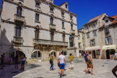 Hırvatistan 'ın Split kentinde Peyzaj ve Manzara Görüntüleri