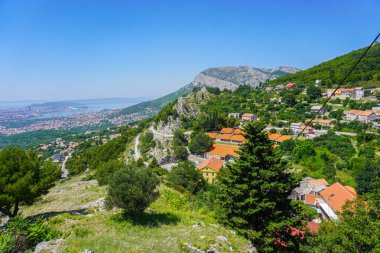 Hırvatistan 'ın Split kentinde Peyzaj ve Manzara Görüntüleri