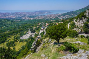 Hırvatistan 'ın Split kentinde Peyzaj ve Manzara Görüntüleri