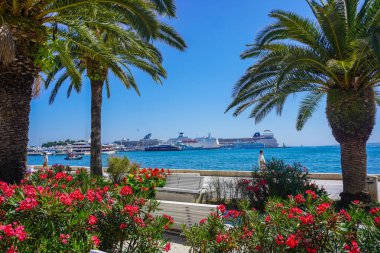 Hırvatistan 'ın Split kentinde Peyzaj ve Manzara Görüntüleri