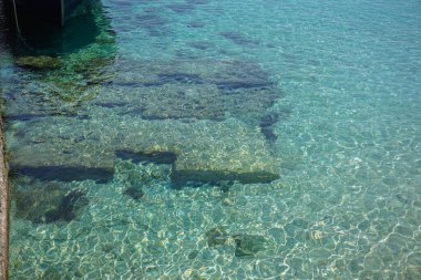 Yunanistan 'da Mykonos' un Manzarası ve Manzarası