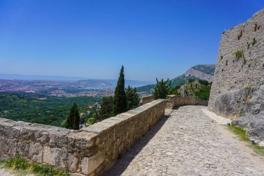 Hırvatistan 'ın Split kentinde Peyzaj ve Manzara Görüntüleri