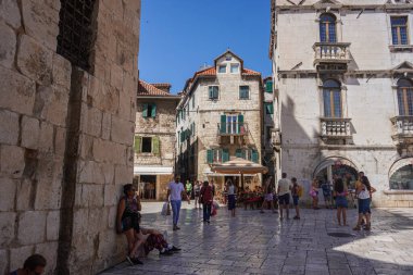 Hırvatistan 'ın Split kentinde Peyzaj ve Manzara Görüntüleri