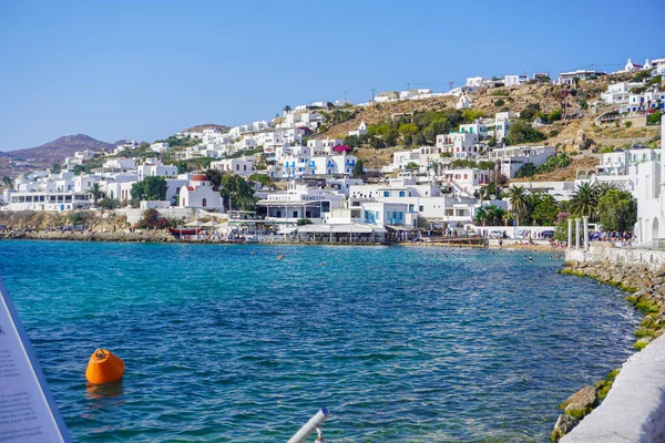 Scenic Och Landskapsbild Mykonos Grekland — Stockfoto