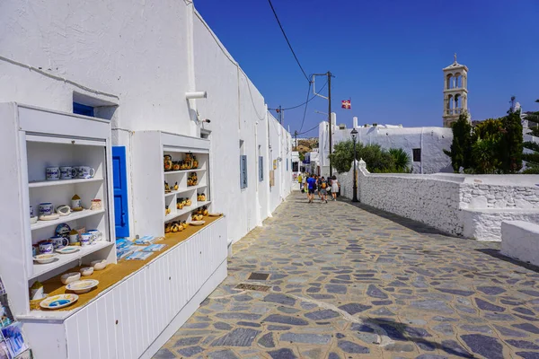 Vue Panoramique Paysagère Mykonos Grèce Photos De Stock Libres De Droits