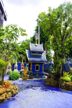 The blue Temple in WatRong Khun, Thailand clipart