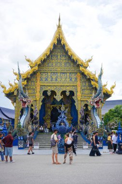 The blue Temple in WatRong Khun, Thailand clipart