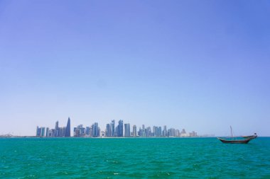 Doha Limanı ve Şehir Uzağı Doha, Katar