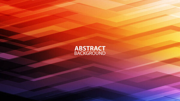 Fondo Color Abstracto Con Patrón Dinámico Onda Línea Colorido Banner — Vector de stock