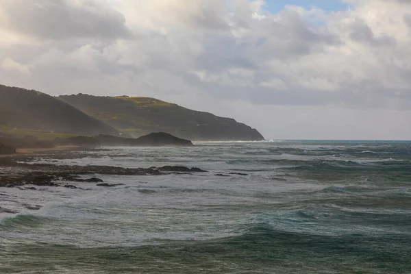 Фотографія Нерівного Узбережжя Краєвидів Великому Океанському Шляху Вікторії Австралія — стокове фото