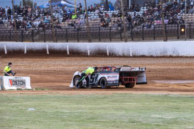 SYDNEY, NEW SOUTH WALES, AUSTRALYA - 23 Mart 2024: Sidney Uluslararası Pist Yarış Serisinde Son Modeller Joshua Gorham yarışıyor.