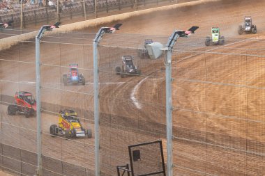 SYDNEY, NEW SOUTH WALES, AUSTRALIA - 9 Kasım 2024: Dririver Kaidon Brown Sidney Uluslararası Yarış Pistinde Yarış, NSW, Avustralya.