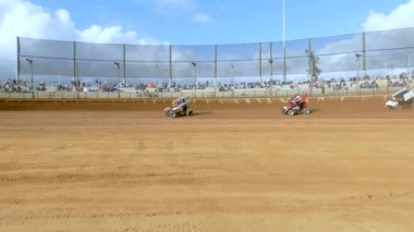 SYDNEY, NEW SOUTH WALES, AUSTRALYA - 18 Ocak 2025: Sidney Uluslararası Yarış Pisti 'nde Avustralya Yarış Arabaları Şampiyonası elemeleri sırasında.