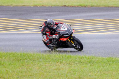 SYDNEY, NEW SOUTH WALES, AUSTRALIA - 29 Mart 2025: Matt Walters Avustralya 'nın Sidney Motorsporları Parkı' nda Avustralya Superbike şampiyonasının 2. turunda.
