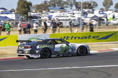 BATHURST, NEW SOUTH WALES, AUSTRALYA - 20 Nisan 2025: Jason Pryde, Bathurst, NSW, Avustralya 'daki Panorama Yarış Pisti' nde Trico National TransAm serisinin 2. yarışında Chevy Camaro 'da.