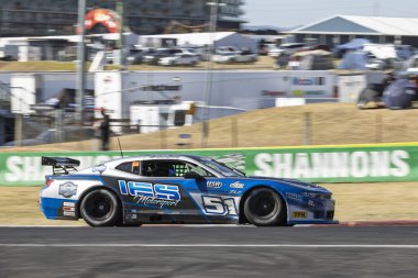 BATHURst, NEW SOUTH WALES, AUSTRALYA - 20 Nisan 2025: Panorama Yarış Pisti 'ndeki Trico National TransAm serisinin 2. yarışında Graham Cheney Chevrolet Camaro ile.