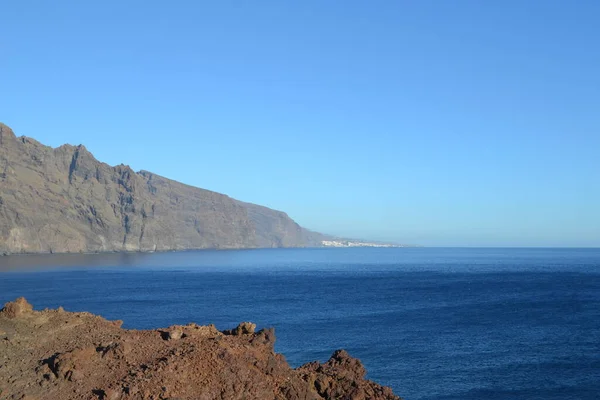 Vacker Utsikt Över Havet Och Bergen Teneriffa — Stockfoto