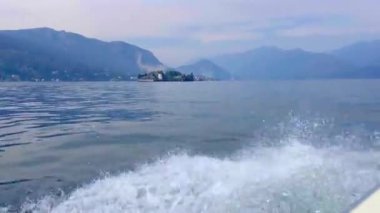 Isola Bella, İtalya 'dan deniz manzarası