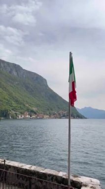 Como Gölü ve İtalya 'daki Alpler' in güzel manzaraları.. 