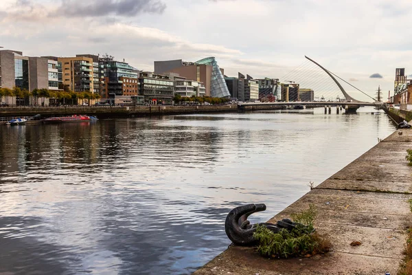 Samuel Beckett Brug Dublin Ierland — Stockfoto